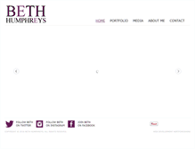 Tablet Screenshot of beth-humphreys.com